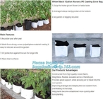LDPE de planterszakken van de Polyethyleen kweken de plastic tuin voor groente, boom en bloemzaailing, Plastic LDPE van het 15 GALLONgat B