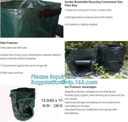100 /200/300 gallontan de boom kweekt zak 100gallon kweekt zak voor installatiebomen, kweken de groenten zakken het planten in zakken doet het groeien zakken