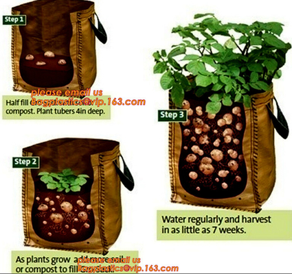 40 Gal Grow Biodegradable Garden Bags-Potten van de Verluchtingsstof In te ademen met Handvatten