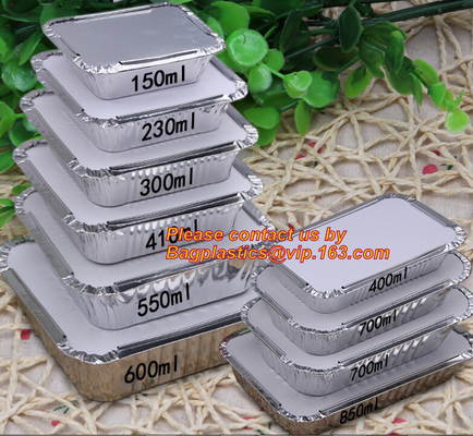 de beschikbare containers van het de komvoedsel van de aluminiumfolie, Beschikbare Ronde Aluminiumfoliekom & Voedselcontainer, aluminiumfoliebaki