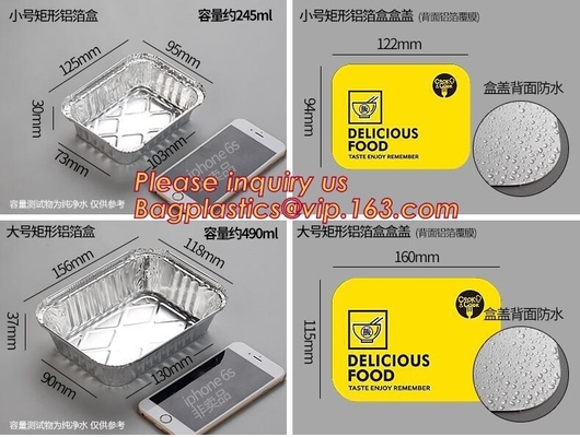Van het de leveranciersaluminium van China de Foliecontainers voor Voedsel Verpakking, het voedselcontainer van de Aluminiumfolie 32x26x6.5cm 1/2 steamtable dee