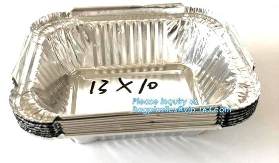 Van het het voedsel waterdichte voedsel van de fabrikanten lage prijs van de het aluminiumfolie Beschikbare de cakecontainers, om te gaan Aluminiumfolie Verzegelend Voedsel C