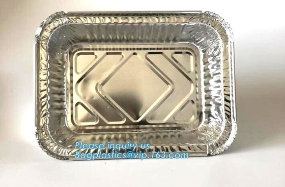 Van het het voedsel waterdichte voedsel van de fabrikanten lage prijs van de het aluminiumfolie Beschikbare de cakecontainers, om te gaan Aluminiumfolie Verzegelend Voedsel C