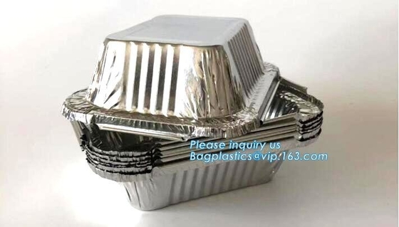 Van het het voedsel waterdichte voedsel van de fabrikanten lage prijs van de het aluminiumfolie Beschikbare de cakecontainers, om te gaan Aluminiumfolie Verzegelend Voedsel C