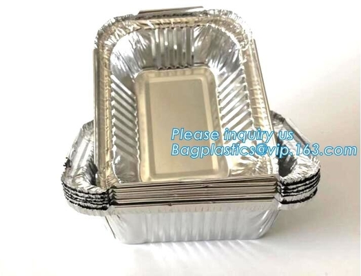 Van het het voedsel waterdichte voedsel van de fabrikanten lage prijs van de het aluminiumfolie Beschikbare de cakecontainers, om te gaan Aluminiumfolie Verzegelend Voedsel C