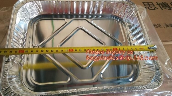 De goed Verkopende van de de Containeraluminiumfolie van Cateringstray fast food disposable foil van het de Containeraluminium Container BAGEASE PACKAG