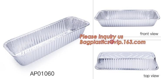 OEM Beschikbare de Aluminiumfoliecontainer van het keukengebruik, Makkelijk te openen en eenvoudige de Foliecontainer BAGEASE PAC van het Verwijderingsaluminium
