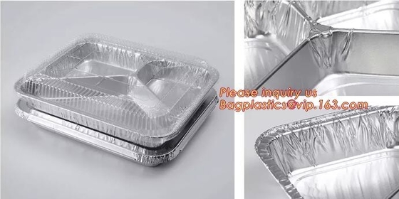 Beschikbare Duurzame Aluminiumfolie Meeneemcontainers, de containervervaardiging van de Huishoudenaluminiumfolie, mede aluminiumfolievoedsel