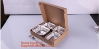 De beschikbare Gouden Vierkante Container van de Aluminiumfolie voor Voedsel Verpakking, Rechthoekige het Voedselcontainer van de Aluminiumfolie, Luchtvaartlijnen