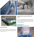 Transparant Open 8mil-Broodje van Containervoeringen, 6 Mil Waterproof Open Top Roll van Containervoeringen, Openluchtdumpster