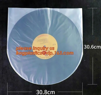De biologisch afbreekbare Resealable Duidelijke Plastic CD-Verpakkende Zakken van het Kokersalbum, CD zak pp doen CD beschermende film voor schijfzak pac in zakken