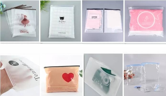ontruimen de plastic kosmetische zakken van de schuifritssluiting, van de de zakschuif van pvc Zip lockkk van de Leveringsdouane van het de ritssluitings plastic kledingstuk de t-shirtzakken,