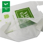 En13432 verklaarden douane gedrukte in het groot biologisch afbreekbare composteerbare plastic apotheekzak met hemdshandvat