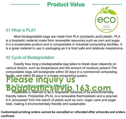 Composteerbare van de Zak Biologisch afbreekbare Eco van de maïszetmeelpost van de de Envelop Post Postende Zak Waterdichte de zelf-Verbindingskoerier Bags
