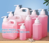 De vierkante Plastic Kruikcontainer, Gallon het Grote Hdpe Plastic Handvat van Juice Bottle Milk Bottle With voor drinkt Water