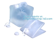 de Plastic Cubitainer Zak van 10l 20l in Doos zonder het Water Vloeibare Vierkante Emmer van Handvat Vouwbare Jerry Can With Holes Tap