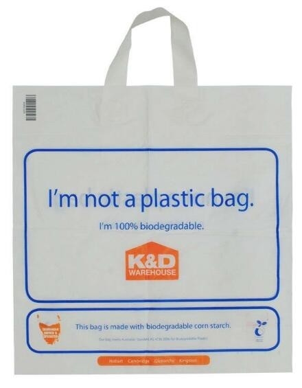 De Zakken van de Theebusliner compostable garbage van het voedselafval met inbegrip van 50 Zakken, Composteerbare t-shirtzak, chemisch afbreekbare zakfabrikant