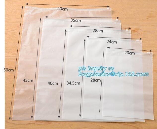 het polypit doet de lekvrije plastic zakken van de schuifritssluiting voor verpakking in zakken, de ritssluitingszakken van schuifZip lockkk gedrukte pvc, vierling verzegeld SL