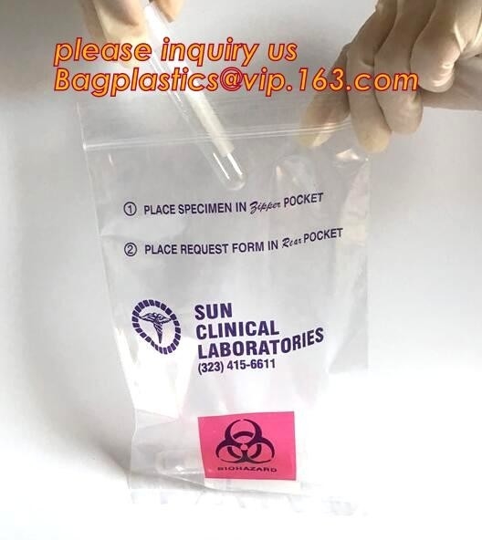 Resealable Geneeskundezak/Ldpe Medische Ritssluitingszak/Medische ritssluitingszak, Drug die de Medische zakken van de ritssluitings plastic drug verpakken