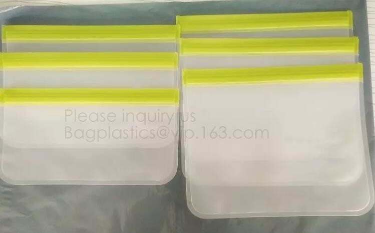 Opnieuw te gebruiken de snackzak van de voedselopslag PEVA voor douane, Duidelijke PEVA Toy Organization Storage Bag voor bagplastic Kerstmisbagease