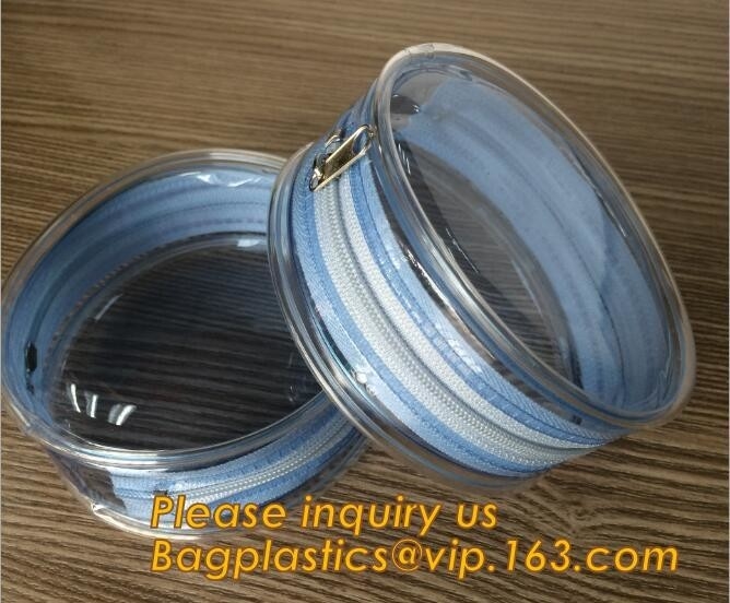 Toiletry van Pvc van de buisvorm Transparante Holografische Kosmetische Zak, Toiletry van de de Make-upzak van Douane Holografische Glanzende pvc Opslag