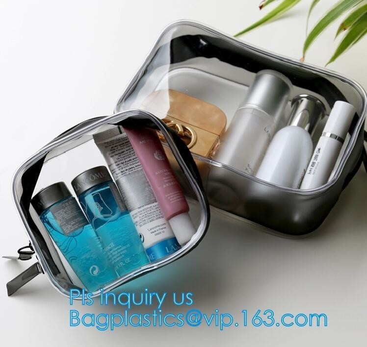 Van de de Zakmake-up van pvc de Kosmetische van de de Borstelszak Zak van de de Reiswas, de Make-uporganisator Case MINI Hand van Was Kosmetische Zakken