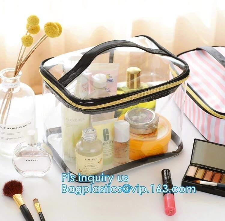 De klant van pvc Duidelijke Tote Bags het winkelen zak, grote plastic het winkelen van pvc zak, Behandeld Matte Glossy Eco Laminated Customized