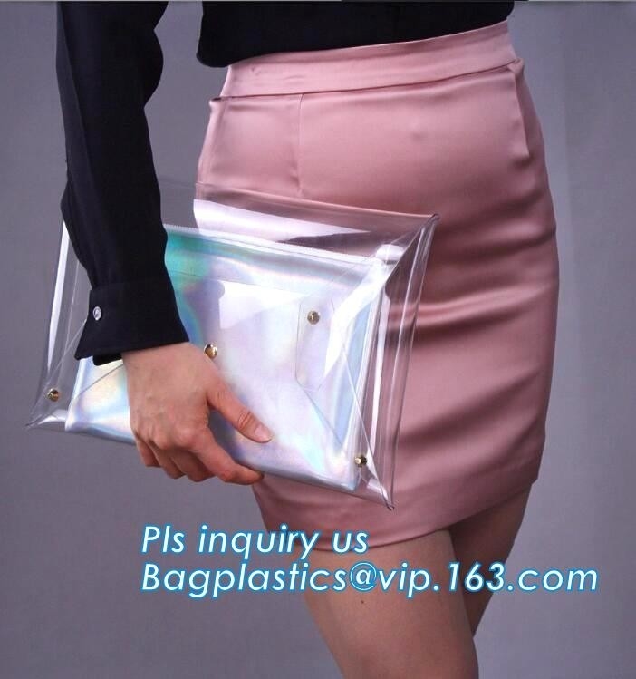 De edele Zak van de de Handtasavond van Laserpvc, pvc-de zakhandtas van de camouflage plastic portefeuille, pvc-de Handtasse van de Siliconehandtas