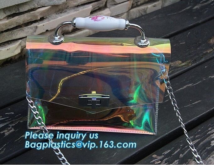 pvc-handtas met kleine zak, van de de Handtasschouder van pvc Transparant Modieus de Zakkruis - lichaamshandtas, pvc-drager, drager han