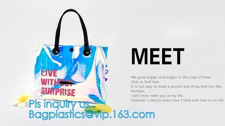 handtas van pvc van de damevrouw vormt de kosmetische, Duidelijke Plastic pvc-Handtassen voor Vrouwen, de kosmetische zak van Handtassenpvc, HANDVAT, CARRIE