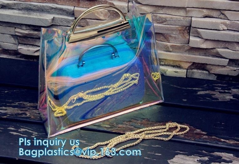 de dames vormen pvc-handtas, pvc-Vrouwenzakken Tote Beach Handbags, pvc-Vrouwenhandtas Tote Bag, Vrouwenhandtas, pvc-Strandzak