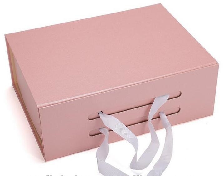 De Luxe het Kleine Document van het douaneontwerp Vakje van de Kartonlade, de Roze Document vouwbare giftvakje verpakkende Room Kosmetisch BO van de Huidzorg