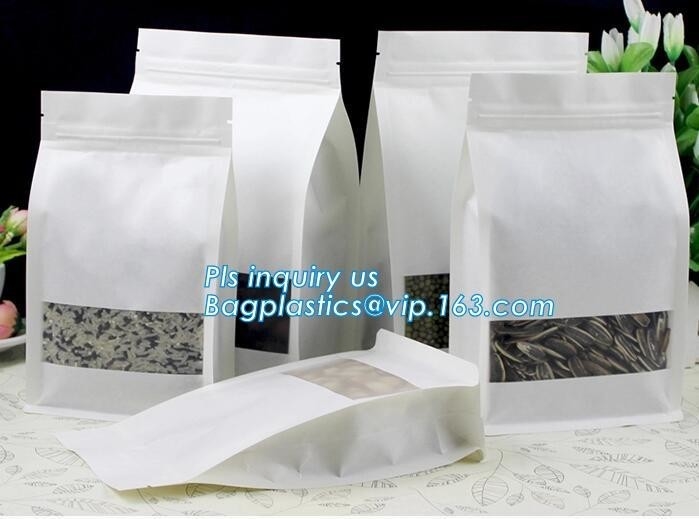 De zak van het Kerstmisbrood van de voedselrang, hete verkoopdocument zak, Redelijke prijs in het plastiek van China voerde douane gedrukt kraftpapier-document bre
