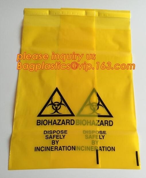 Buitengewoon brede coreless het broodjes plastic vuilniszak van de capaciteits biohazard drawtape vuilniszak interleaf voor het ziekenhuisgebruik, Industri