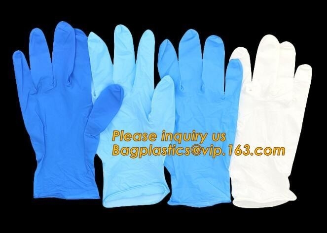 Beschermende het Nitrilhandschoenen van het Poeder Vrije Onderzoek, Gekleurd Nitril en Vinylmengsel Beschikbaar Medisch Blauw