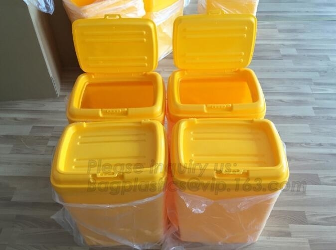 Van de het Voedsel voor huisdierenvorm van het opslagvat de de Douanecontainer met Plastic Deksel, pp-de containers van de hondevoeropslag met zuignaphuisdier werpt