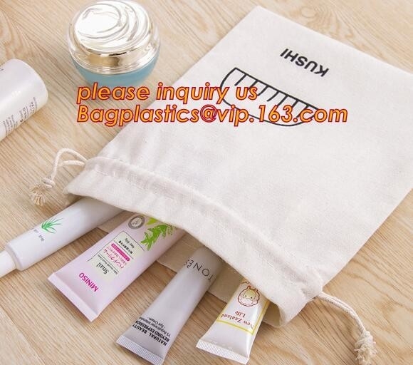 De Zak van kwaliteitslogo customized cotton drawstring dust voor Kleren, In het groot Grote de Kruidenierswinkelwasserij Dra van Capaciteits Lege Riemen
