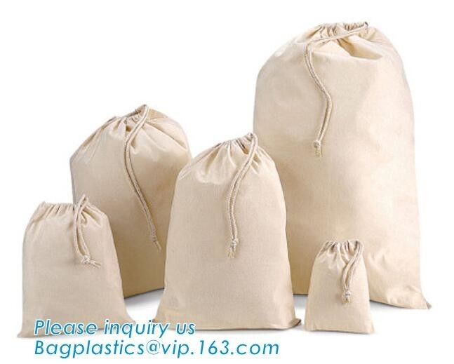 Organische Katoenen van Mousselinemesh eco friendly black produce Drawstring Zak, Opnieuw te gebruiken het Winkelen Drawstring Plantaardige Fruitmousseline