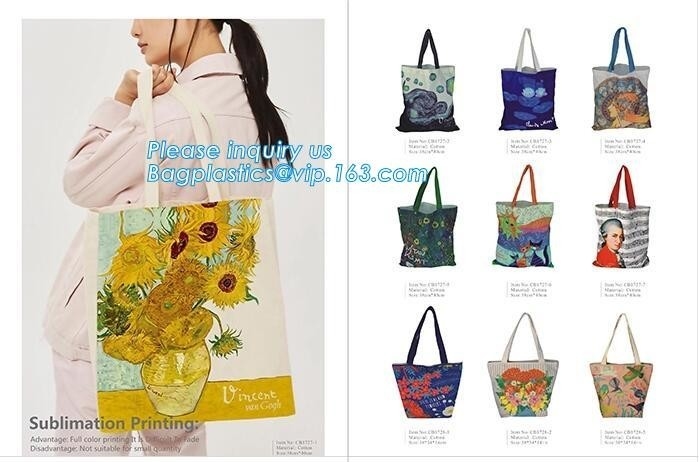 Het natuurlijke Behandelde Mousselinekatoen Tote Bag For Packaging, behandelde stijl het winkelen katoenen zak, katoenen van douaneeco zakbagease