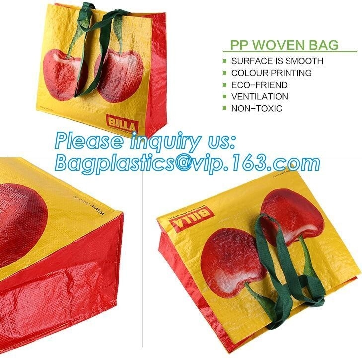 de pp geweven zak, serigrafie, hitteoverdracht, glanzende filmlaminering, compensatiedruk, pp weefde stof, pvc, nulon, oem, pa