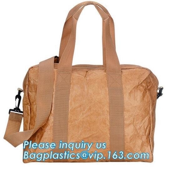 de zak van de canvas tyvek totalisator, Draagbare Tyvek-lunchdocument zak, Tyvek-Zakdouane Tyvek Tote Bag voor het Winkelen, tyvek vormt totalisator