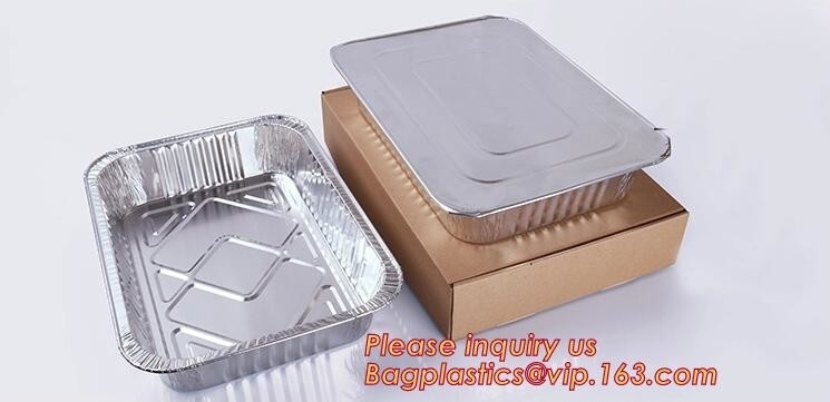 Het rechthoekige van het het Aluminium Materiële voedsel van de vorm uitstekende kwaliteit van het de rang beschikbare aluminium PAKKET van de de foliecontainer BAGEASE