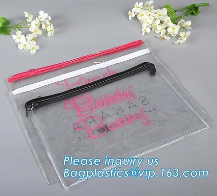 Document Bag File Bag A4 PP/PVC Envelope File Folder Pocket,Eco-friendly clear plastic document zipper bag for B4 A4 B5