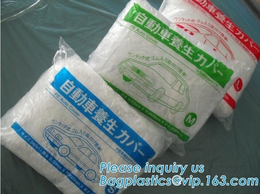 Car covers 100% Waterproof PEVA + PP cotton Disposable Plastic Car Covers, Disposable Plastic Car Cover Used Insulated C